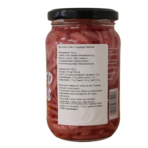 Miniatura 4 de My Greek Pickles Cebollas En Vinagre, Paquete De 2 X 330g Total: 660g