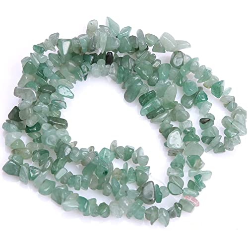 Image of 5-8mm Green Aventurine Chips Natural Chip Stone Beads for Jewelry Making