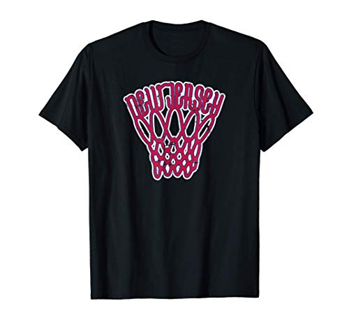 New Jersey Basketball Net Distressed T-Shirt