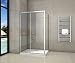 Cabine de douche 120x90x190cm porte de douche + paroi latérale