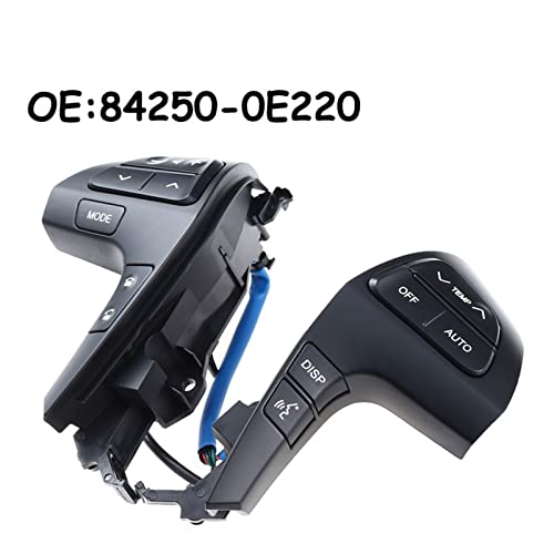Commande audio de volant 84250-0E220 commutateur noir OEM