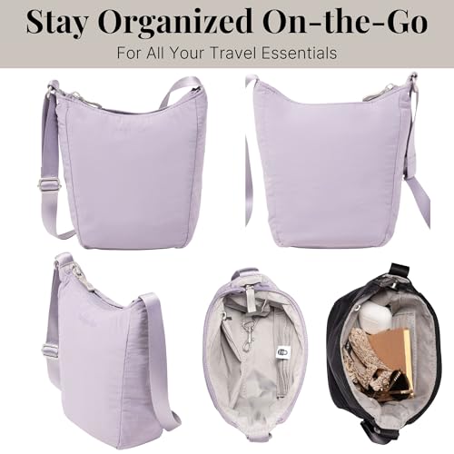 Image of Baggallini Swift Mini Crossbody Bag for Women - 4.5x7 Small Travel Purse with Crossbody Strap and RFID