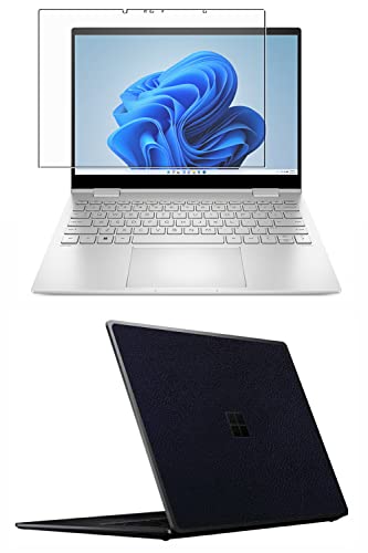 2�_�Z�b�g�y��ʁ{�V�zClearView(�N���A�r���[) Microsoft Surface Laptop 5 13.5�C���`�Ή� �}�b�g ���˒ጸ�{�X�L���V�[�� �ی� �t�B���� ���h�~ ���{�� [�u���b�N ���U�[��]