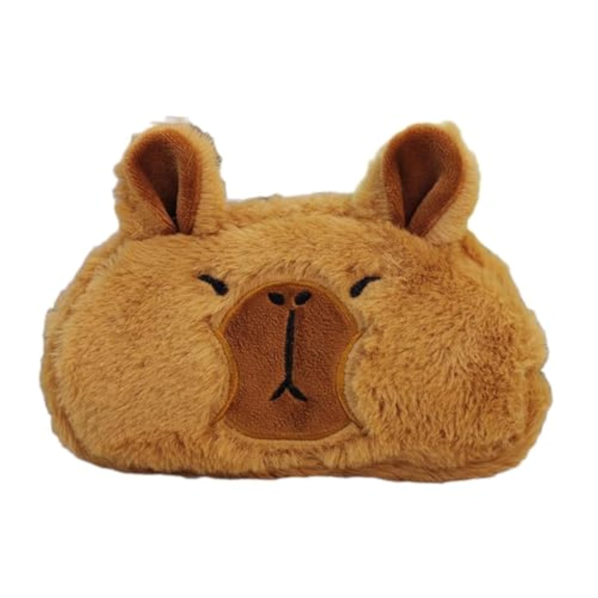 Capybara Cartoon Pencil Pouch for Kids, Fun Design