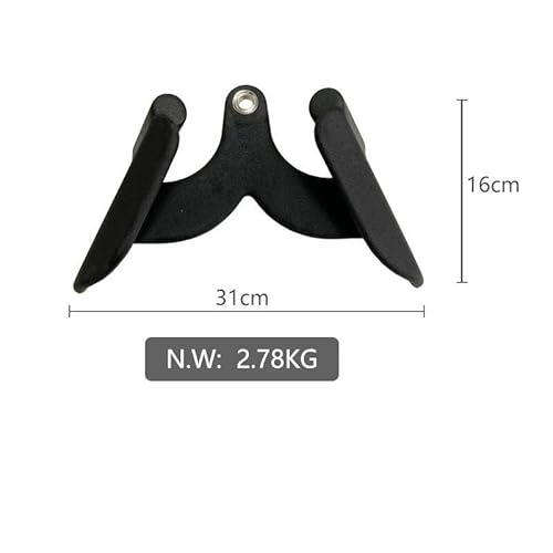 Kit 5 Puxadores Anatomicos Emborrachados Musculacao Costas