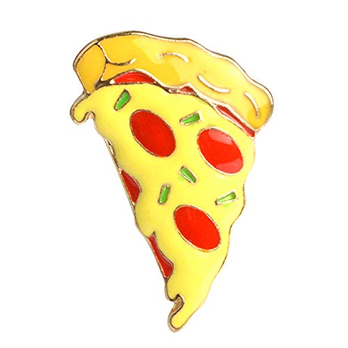 TUANTALL Damen Brosche Broschen Schal-Broschen für Frauen Mode-Brosche Frauen Broschen Emaille-Brosche Vintage Broschen für Frauen Vintage Brosche Pizza Cover