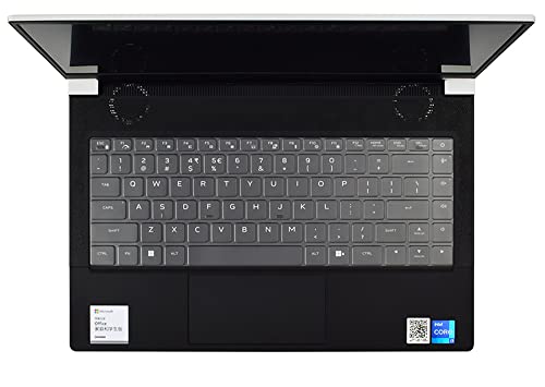 Tpu Keyboard Cover Protective Skin Compatible For Dell Alienware X14 R1 Gaming Laptop 14" 2022, Alienware X14 R2 2023 - Clear (Clear) #TOP2