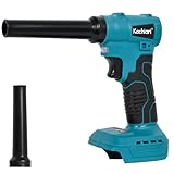 kachiari 充電式エアダスター 18V LEDライト付 最大風速 100m/s 吹き飛ばし 除塵機 小型 水滴の吹飛ばし 布団圧縮 火起こし プール エアベッド エアマット適用 キャンプ アウトドア 18Vバッテリー対応 BL1830 BL1840 BL1850B BL1860B 【工具本体のみ】