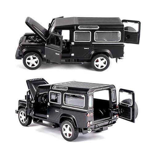 Image of SPITEN Lr Difender Model Car 1:32 Diecast Scale Model Metal Pull Back Toy car for Kids with Openable Doors & Light, Music Toy Vehicle for Kids - Colors as Per Stock