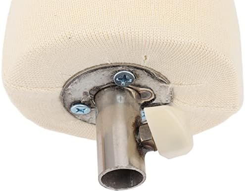 Miniatura 4 de Eujgoov Maniquí de vestido femenino de muñeca, forma de vestido de costura, forma de vestido femenino, forma de torso, madera de haya con base de