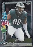 Football Trading Card 2025 Topps Chrome Future Stars #FS-25 Jalen Carter NM Near Mint Eagles