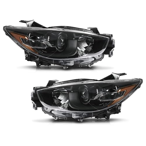 G-PLUS Headlights Assembly Pair Compatible with Mazda CX-5 2013-2016