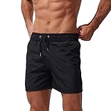 Hosen Herren,Badehose Herren Badeslip Kurz Eng Jungen Schwimmhose Abnehmbares Pad Freizeit Kurze Badehose Slip Bikini Bottom für Sommer Schwimmen Bademode FüR Herren Schwimm Shorts Herren Reißverschlu