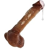 8.6 Inch New Remote Control Thrusting Realistic Silicone Strong Suction Cup Powerful 8 Modes Adult Tools for Women Hands Free Play Automatic Electric Machine Flexible Sensory Toys