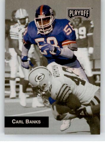 1993 Playoff #69 Carl Banks Washington Redskins Official Football Card in Raw (NM or Better) Condition