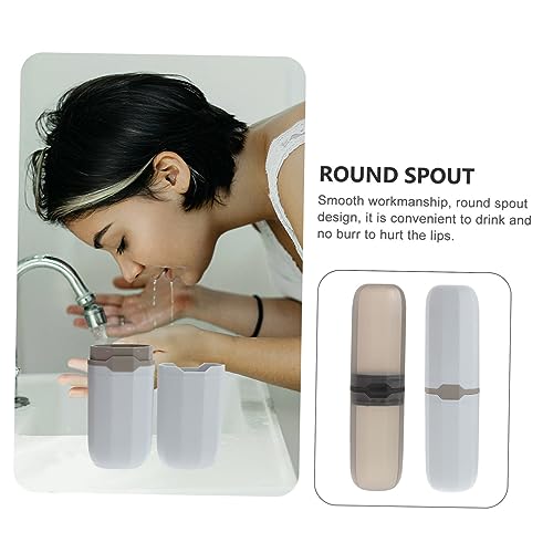 Gatuida 2 Unidades Estojo De Viagem Para Escova De Dentes Estojo Porta Escova De Dente Estojo Transp