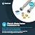 Eastman Electric Water Heater Installation Kit, 3/4 x 18 Inch Corrugated Stainless Steel Water Heater Connectors, 48281