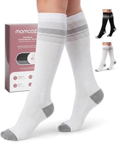 Momcozy Medical Grade Compression Socks, 20-30 mmhg & FDA Registered
