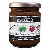Passata di pomodoro;Finocchietto selvatico 14%;Cipolla;Olio di semi di girasole;Uva sultanina;Sardine (Sardina pilchardus) salate (sardine, sale) 1.5%;Vino bianco;Sale;Zucchero;Olio extra vergine di oliva;Correttore di acidità: acido citrico
