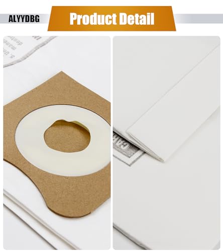 For Ridgid Shop Vac bags 12-16 Gallon, ALYYDBG Size A VF3502 Durable Dust Collection Vacuum Bags. 5 Pack