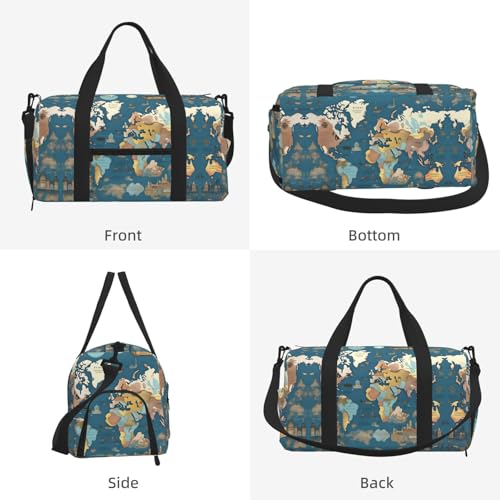 Bolsa de equipaje deportiva de mano impermeable y espaciosa para escapadas activas 2
