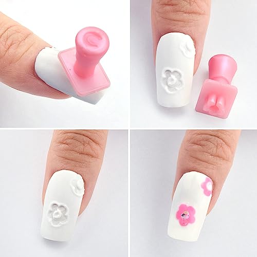 Kit de estampagem de arte de unhas 3D com padrão 192, estampar arte em unhas, ferramentas de estampa