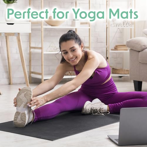 Image of Wipex Yoga Mat Cleaner Wipes, EWG Verified, 400 Ct Plant-Based Lemongrass, Eucalyptus & Vinegar Wipes for Gym & Fitness Equipment & All Purpose Gym Cleaning - Safe for Peloton Bikes & Treadmills