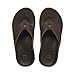 REEF Mens Sandals, Cushion Norte, Dark Brown, 10