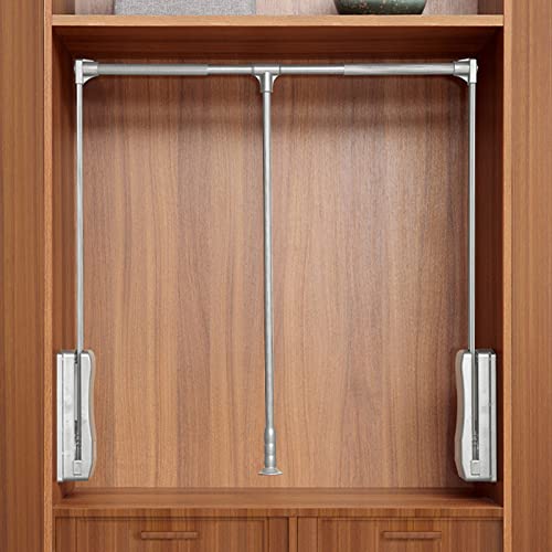 Tirez les vêtements de garde-robe suspendus rails de levage