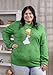 Mad Engine Adult The Simpsons Homer Bushes Sweater 3X Green