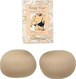Fashion Forms Comfy Cups Bra Inserts - Set of 2 Nude D/DD