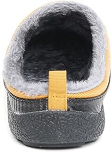 Gaatpot Winter Sloffen Heren Pluche Warm Gevoerd Waterafstotend Pantoffels Dames Binnen Buiten Winter Schoenen Slippers Zwart 39 EU