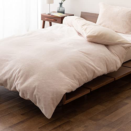 エムール 掛け布団カバー 布団カバー エムールヒート シングル アイボリー 特殊素材使用 吸湿発熱 洗える リバーシブル