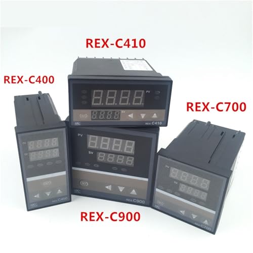 Controlador de temperatura PID REX-C410 digital con termopar K y PT100 5