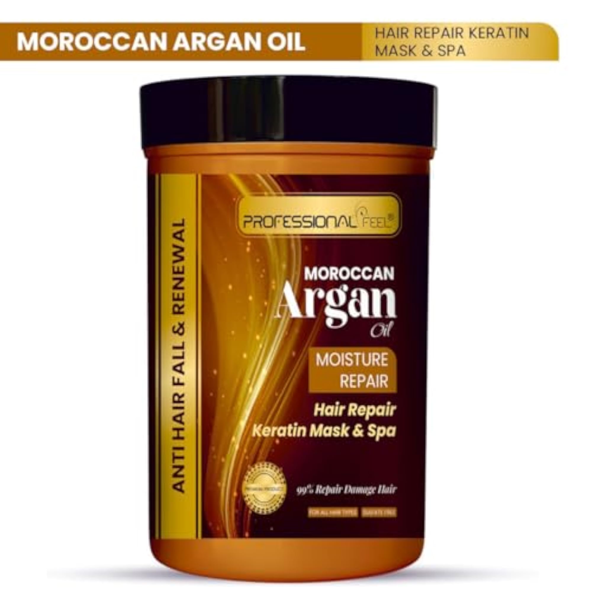 Moroccan Argan Oil Keratin Mask & Spa Treatment, 800g