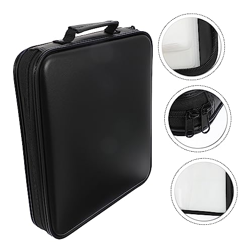 ABOOFAN Caixa de armazenamento de CD bolsa de armazenamento de dvd caso Estojo de CD Organizador de