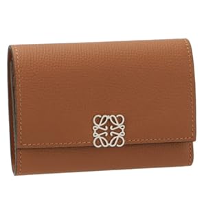 LOEWE(ロエベ) 財布 三つ折り ミニ財布 アナグラム バーティカル トリフォルド ウォレット 三つ折り財布 C8..." 