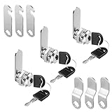 【Embalaje】: Obtendrá 3 juegos de cerraduras de buzón con accesorios completos. Cada uno de nuestros candados está equipado con 4 especificaciones diferentes de la placa de bloqueo para satisfacer sus diferentes necesidades.