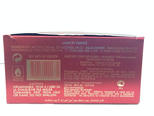 Innocent Love 3.4 oz. Eau De Perfume Spray Women By Estelle Vendorne