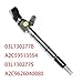 Diesel Fuel Injector 03L130277B 03L130277S Compatible For Audi Skoda Compatible For 1.6 TDI Compatible For VW GOLF PASSAT POLO JETTA A2C59513554 A2C9626040080(A2C59513554)