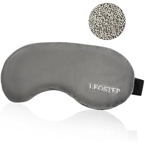 Weighted Eye Mask for Sleeping, Heated & Cold Sleep Masks for Women Men Dry Eyes, Eye Pillow for Dark Circles, Puffiness, Migraine Cover