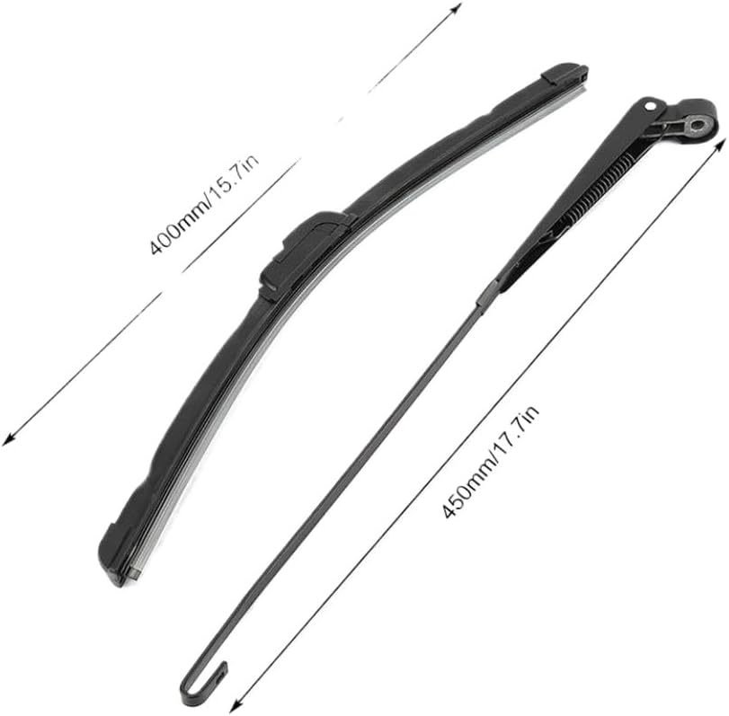 UTV Manual Hand Operated Windshield Wiper Replacement Kit Compatible With Universal Windshield Wiper