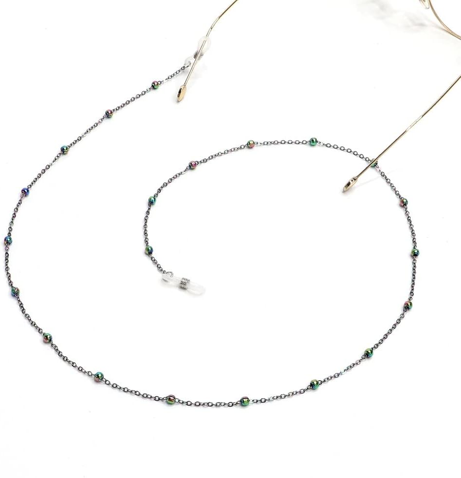 Colorful Eyeglass Chain Bead Clip Is Not Easy To Fade Fashion Anti-loss