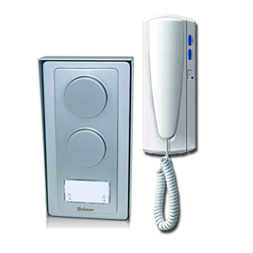 Golmar 11400001 AS-1220SII Kit de Audio de 1 o 2 Líneas, 12...