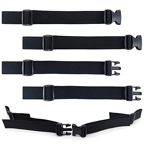 2 pièces Sangle de poitrine pour cartable sac à dos Sangle a Clipser Antidérapant Robuste Réglable pour renforcer la plupart des articles tels que les valises, les sacs à dos, les sacs à bandoulière Cover