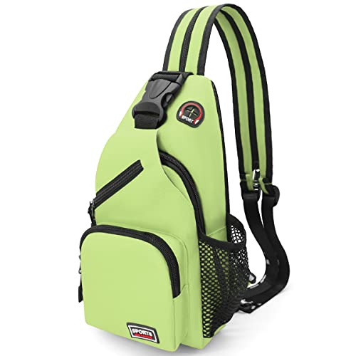 Sling Bag Mochila Bandolera Hombre Tela Oxford Mochila Pequeña Hombre Mujer Bolso Bandolera Ligero Bolsa de Pecho con Múltiples Bolsillos para Trabajo para Ciclismo Correr Senderismo Viajes (Verde) Sling Bag Mochila Bandolera Hombre Tela Oxford Mochila Pequeña Hombre Mujer Bolso Bandolera Ligero Bolsa de Pecho con Múltiples Bolsillos para Trabajo para Ciclismo Correr Senderismo Viajes (Verde)