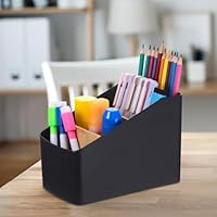 Zocipro Organizador Escritorio Madera con 4 Compartimentos,