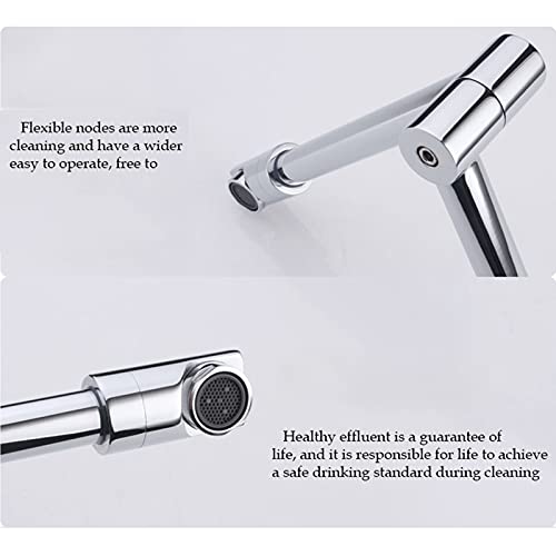 Robinet extensible avec double bras pivotant pour grand confort - 7