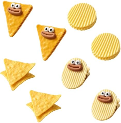 Amazon.com: Cute Chip Clips, 8 Piece Set with 4 Adorable Designs, Ideal ...