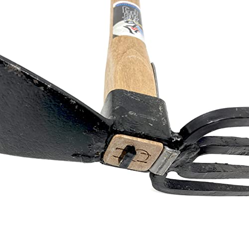 Hachiemon Japanese Craftsmanship Garden Hand Tool Hoe And Cultivator Hand Tiller - Sturdy And Sharp #TOP5